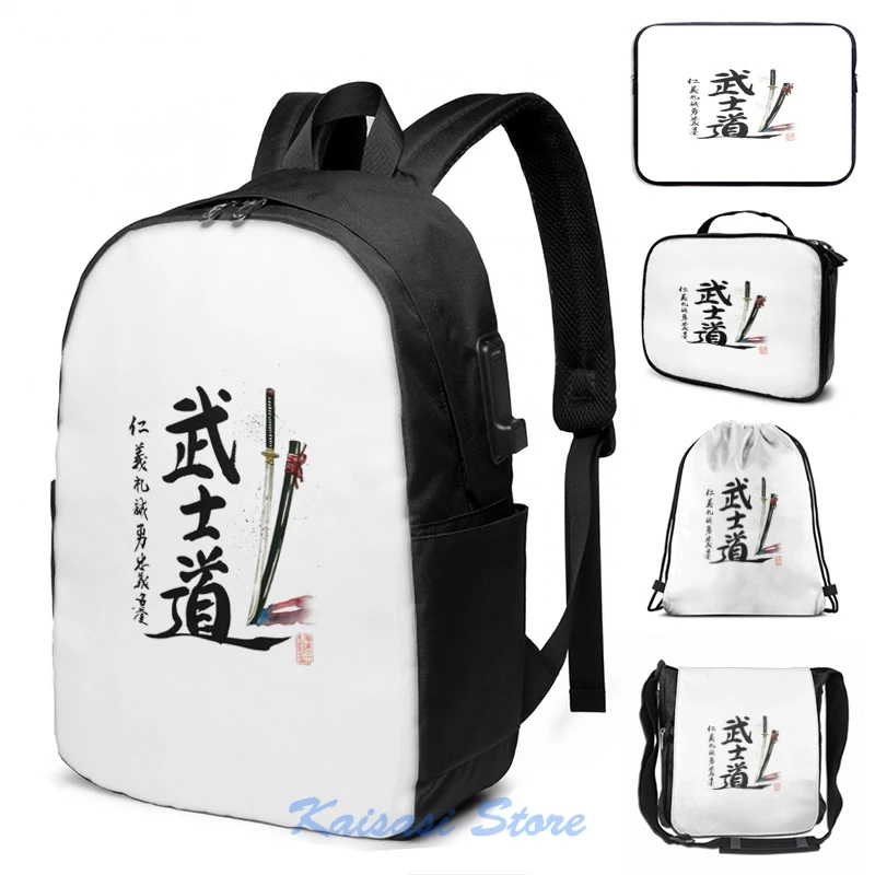 Рюкзак мужской/женский с USB-зарядкой под ноутбук | Багаж и сумки