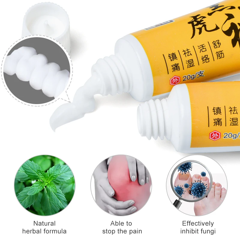 20g Tiger Balm Analgesic Cream Rheumatoid Arthritis Joint Back Pain Relief Medical Plaster Knee Muscle Sprain Herbal Ointment | Красота и