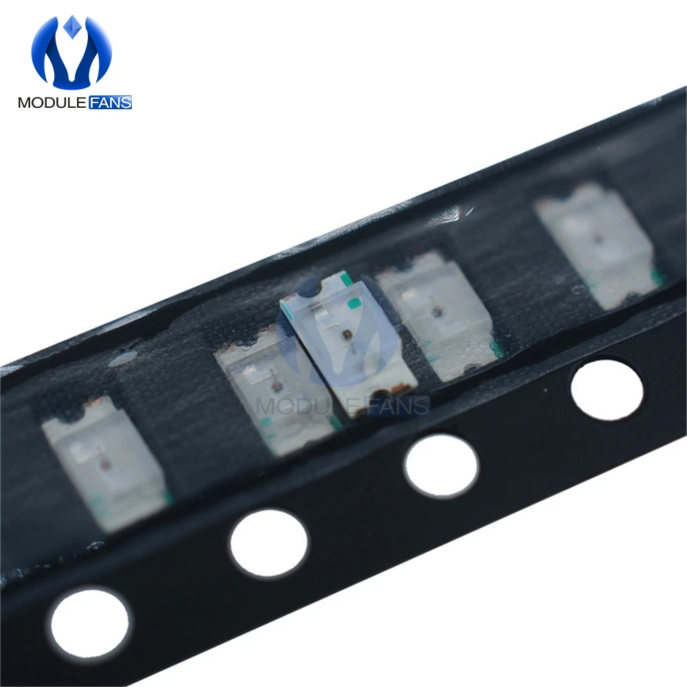 100 шт Желтый 1206 SMD SMT супер яркий светодиодный оптом
