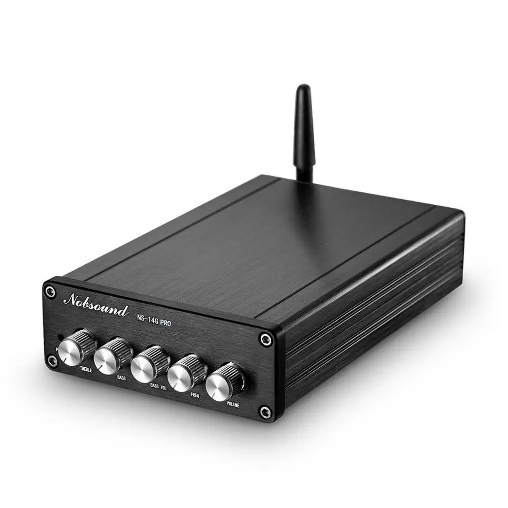 Without Power Supply Douk Аудио МИНИ 2,1 канальный Bluetooth 5,0 TPA3116 цифровой усилитель мощности класса D стерео аудио усилитель 200 Вт - Цвет: Without Power Supply