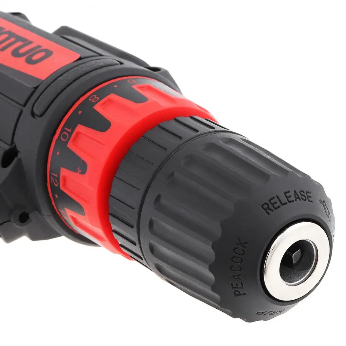 AOTUO AC 100-240 V Беспроводная 12V Бытовая литиевая электрическая дрель с переключателем вращения и крутящим моментом для обработки винтов/штамповки