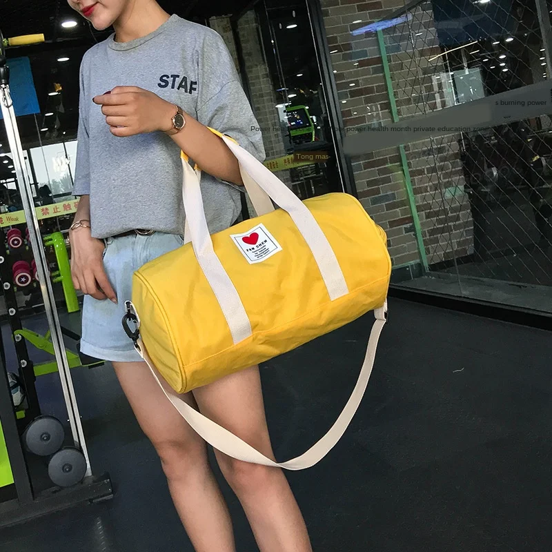 FGOIBALL unisex hand fitness bag light and simple travel large capacity gym yoga 4 colors optional 20-35L Oxford cloth | Спорт и