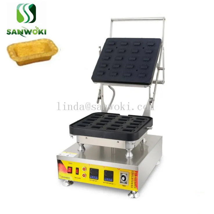 110V 220v Electric Non-stick rectangle shaped Egg Tart Machine waffle bowl roaster Tartlet maker 20pcs/mold | Бытовая техника