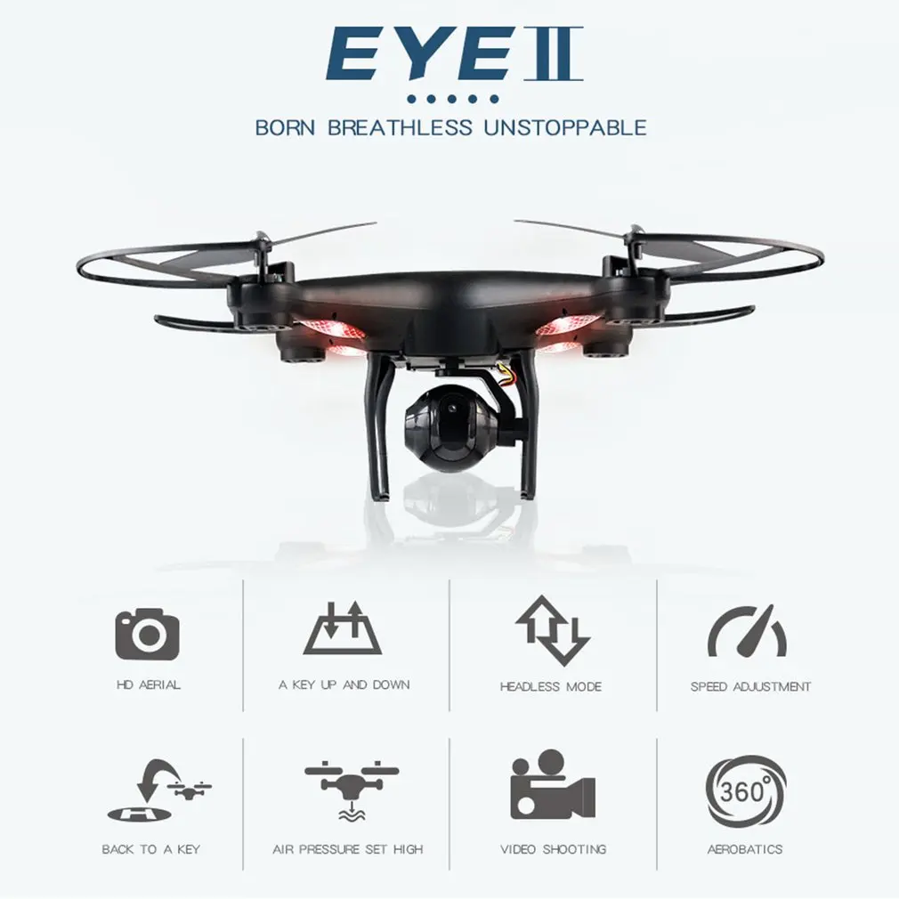 D68W 3 2 4G RC Selfie Smart Drone Quadcopter Aircraft UAV с 0.3MP Wifi FPV Live Video Camera высота удерживает 360