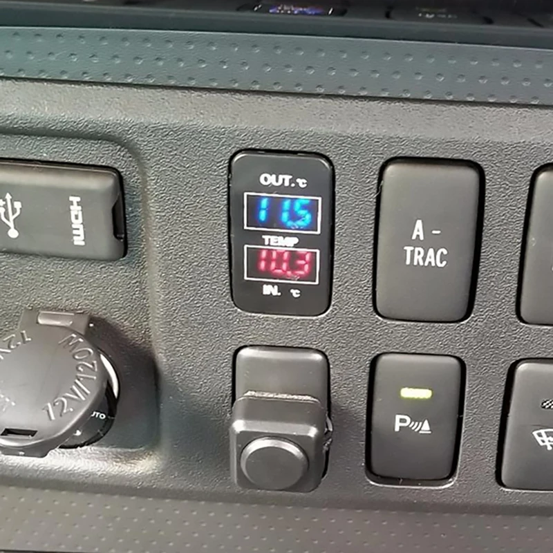 

Car Interior and Exterior Temperature Display Dual Temperature Sensor for Toyota Camry Corolla Yaris RAV4 Land Cruiser