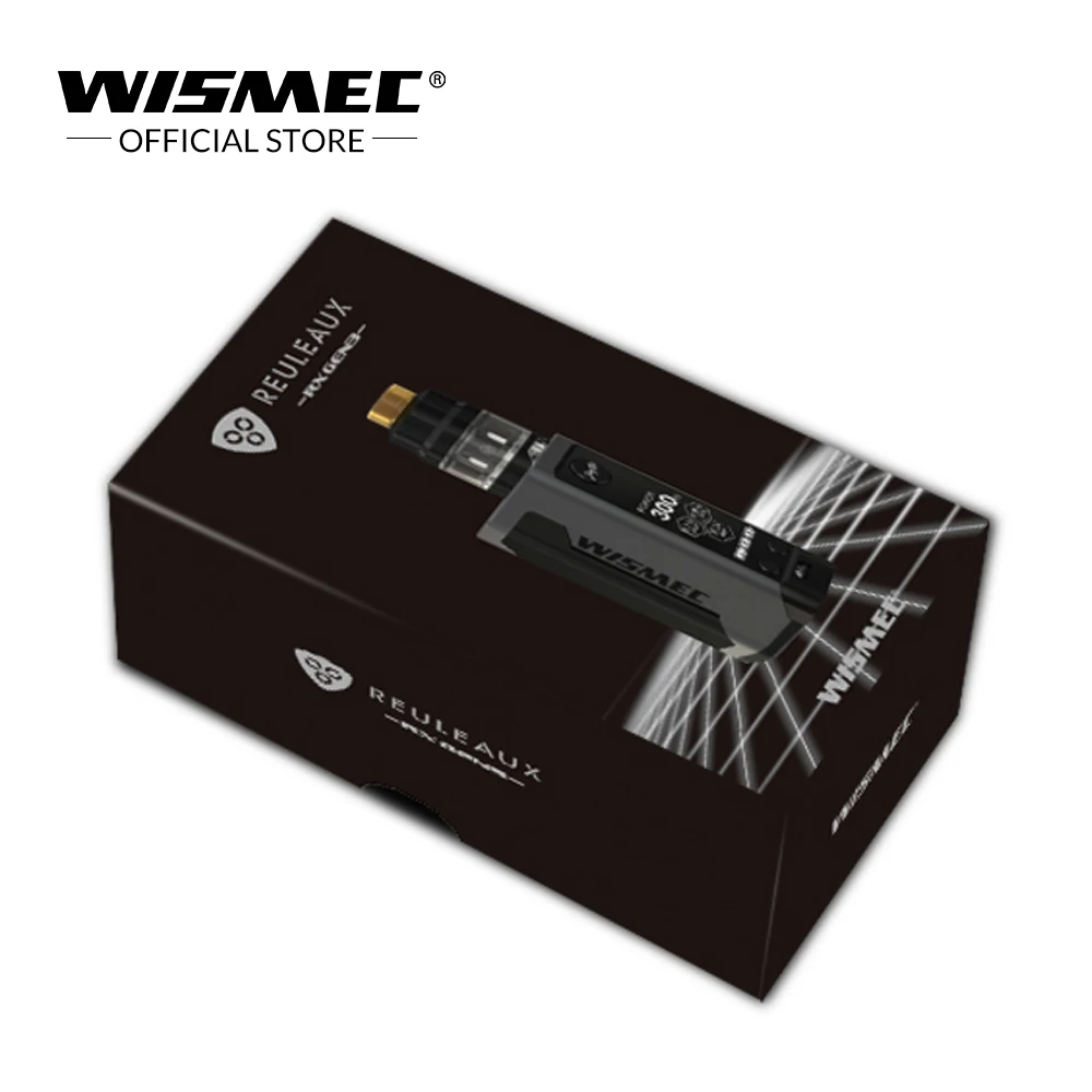 Оригинальный комплект электронной сигареты Wismec Reuleaux RX GEN3 с баком GNOME 4 мл 300 Вт VW/TC