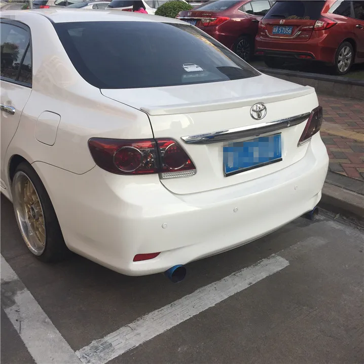 Спойлер для TOYOTA Corolla 2006-2013 спойлер высококачественный материал из АБС-пластика