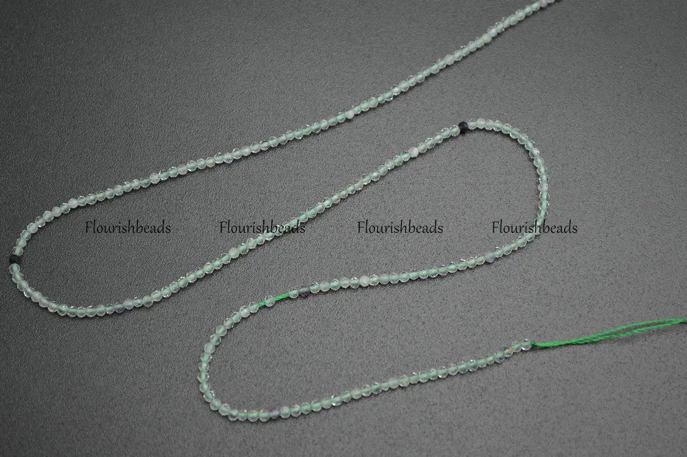 Оптовая продажа 2 мм граненые алмазные режущие круглые бусины из натурального