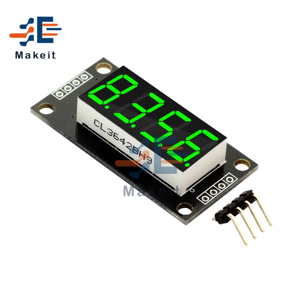 12 дюймовый 4 битный 6 значный светодиодный модуль трубки цифрового дисплея 5 в 7