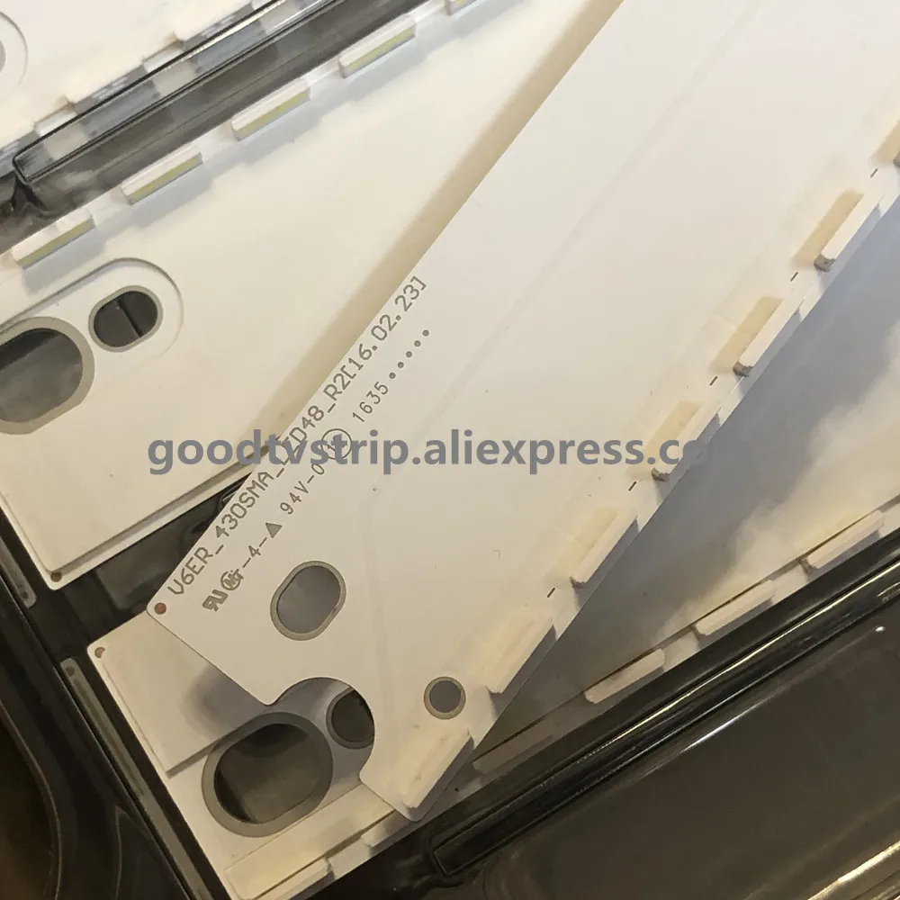 2 шт. светодиодная подсветка полосы для Samsung UE43KU6655 UE43KU6659 UE43KU6500U UE43KU6400 UN43KU7500 43KU6510U