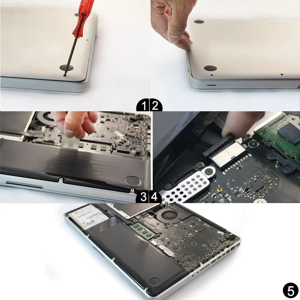 Оригинальный аккумулятор A1382 для Apple MacBook Pro Unibody 15 дюймов A1286 2011 2012 | Компьютеры и