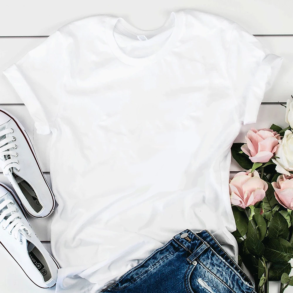 Лесные полевые цветы растительная футболка с графическим принтом Женская Милая