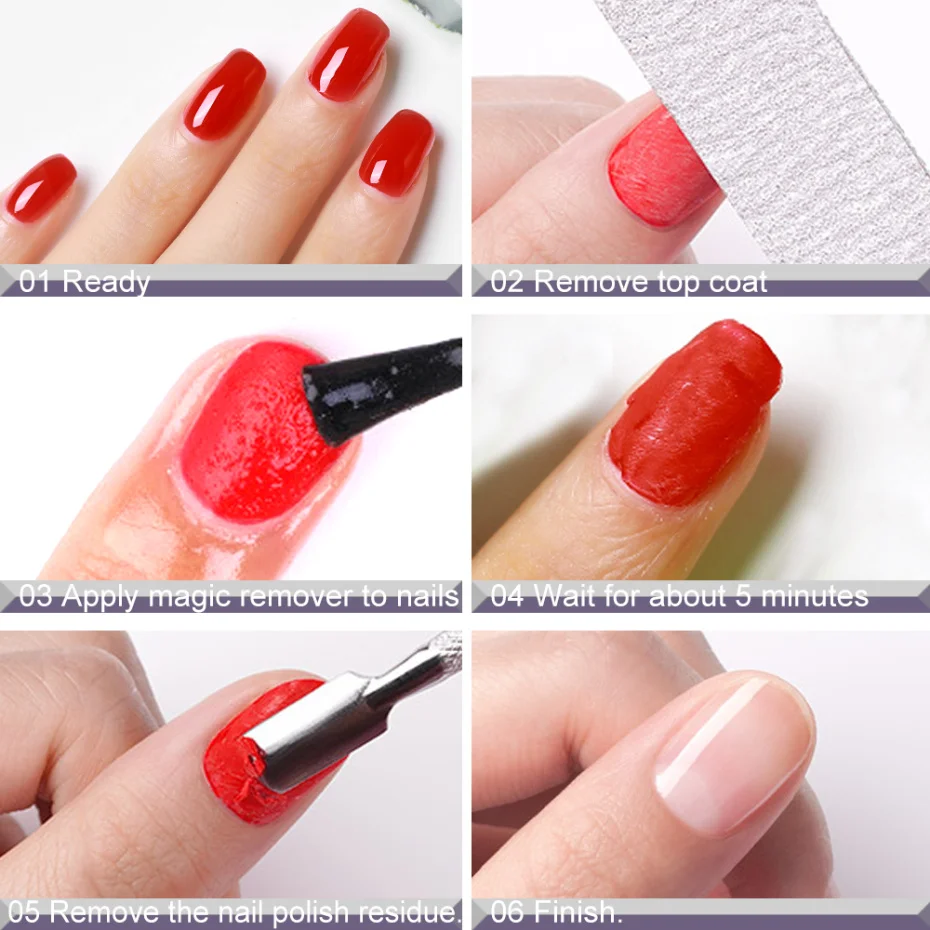 Гель-лак для ногтей быстрое удаление 15 мл | Жидкость снятия лака