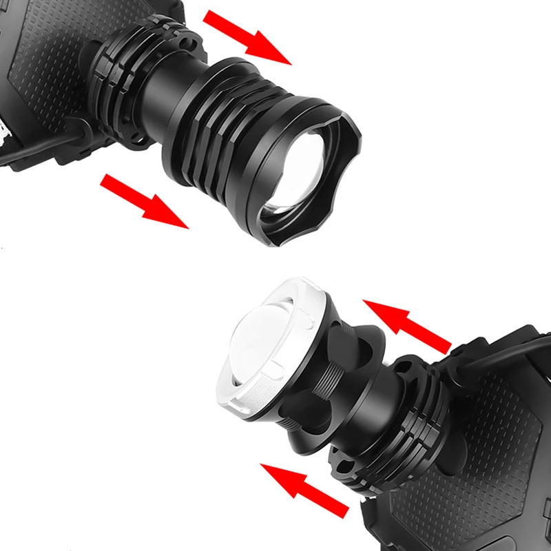 Самый мощный светодиодный налобный фонарь XHP70.2 с большим радиусом действия