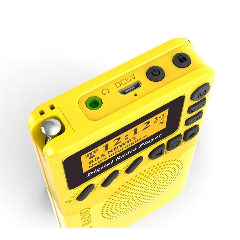 P9 Мини Ультратонкий карманный DAB цифровой радиоприемник FM демодулятор