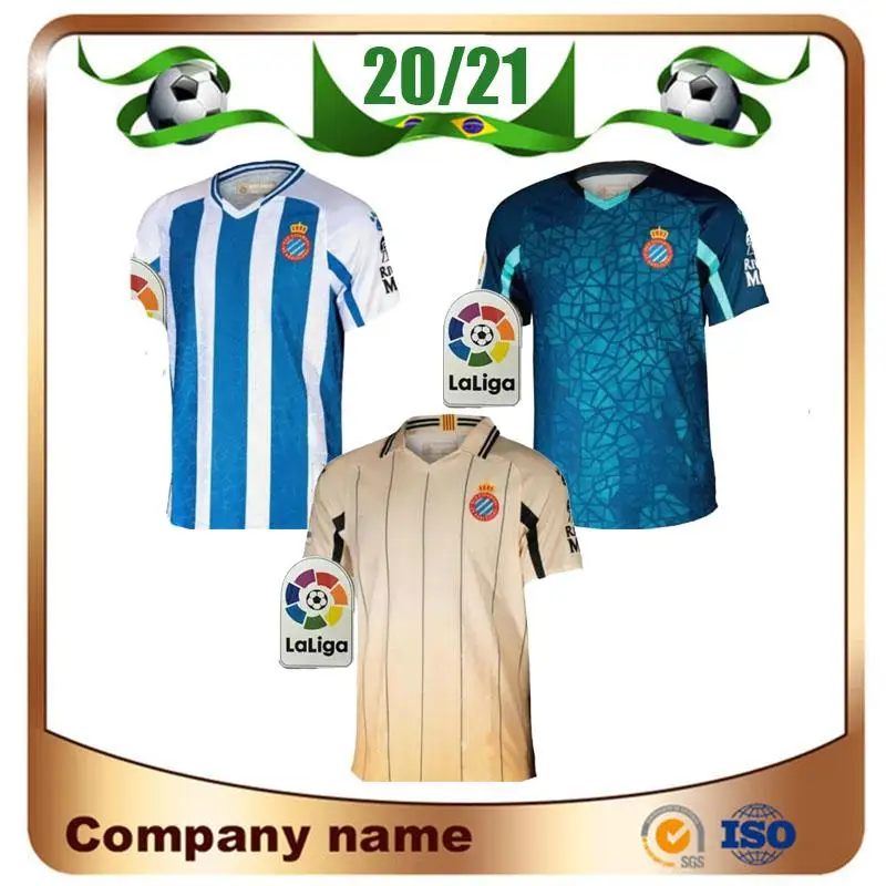 

RCD Espanyol Jerseys 2021 WU LEI PEDROSA PEDROSA DAVID LPEZ R.D.T 2020-21 Espanyol New Home And Away Men's Football Shirts