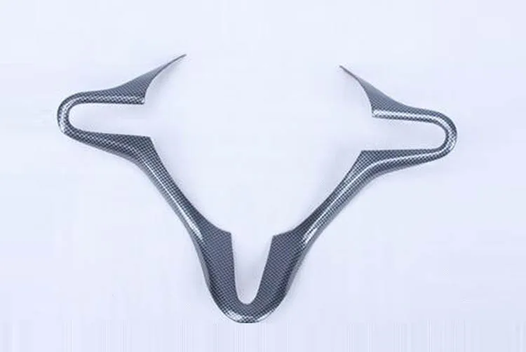 Углеродное волокно цвет кнопки рулевого колеса Накладка подходит для Honda Civic 2009