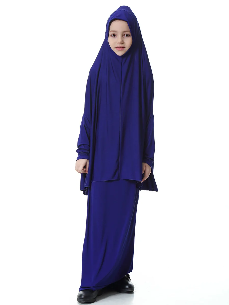 Детские мусульманские платья abaya мусульманское платье для девочек детский