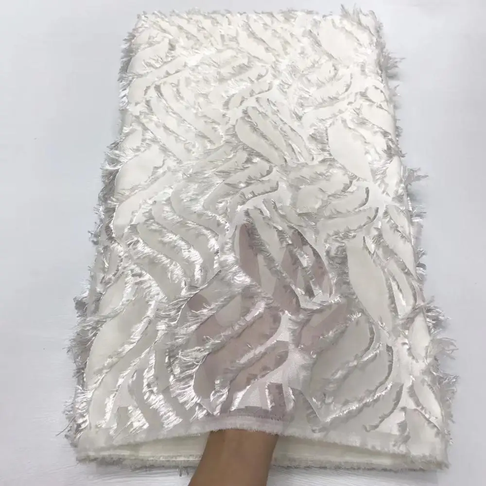 

2019 high quality Chiffon French cord Swiss net lace Nigerian African tulle mesh lace fabric for dress 5 y/lot YL0920