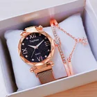 Tephea, роскошные женские часы из розового золота, 2019, магнитные, звездное небо, наручные часы для девушек, женские часы, reloj mujer relogio feminino