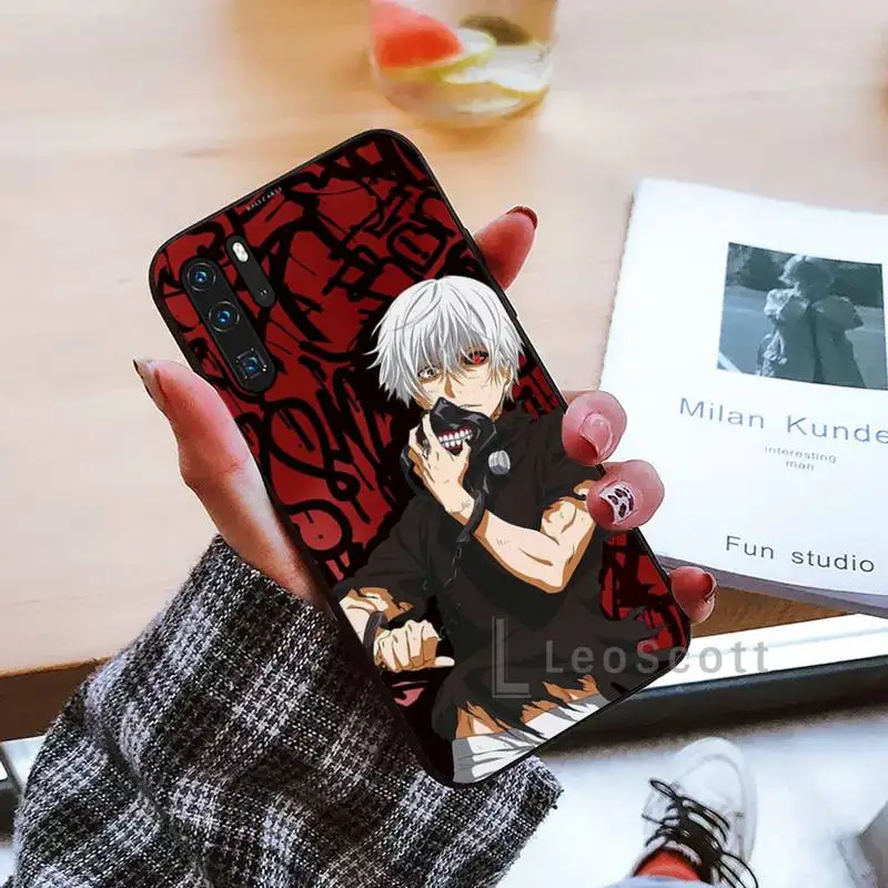 

Anime Tokyo Ghoul Phone Case For Huawei P9 P10 P20 P30 Pro Lite smart Mate 10 Lite 20 Y5 Y6 Y7 2018 2019