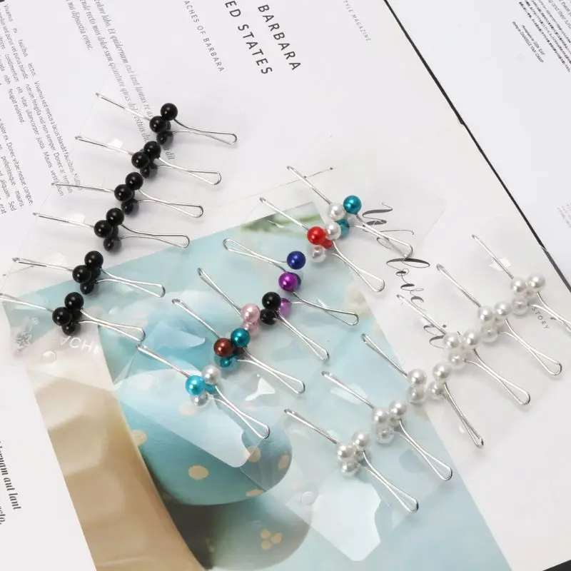 

12Pcs Muslim Hijab Pearl Clip Brooch Pins Scarf Safety Clip Women Wedding Pin