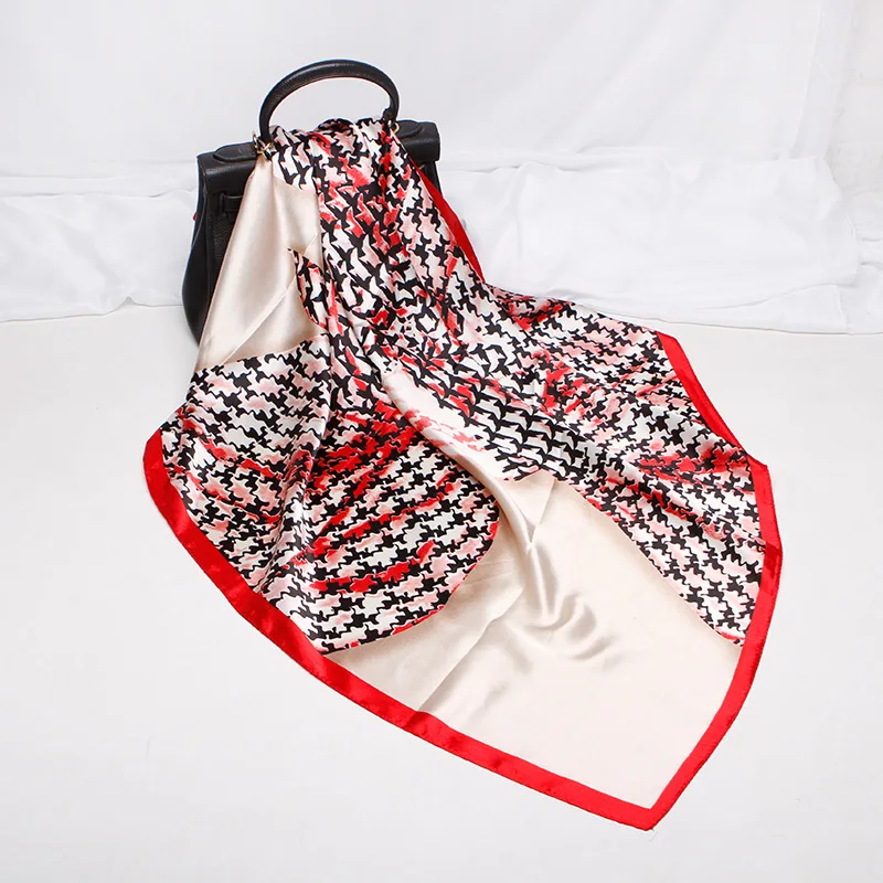 

scarf 100% silk feeling wraps Headscarf Female bufanda mujer echarpes Coverups Hijabs Bufand de seda Foulard en soie solar playa