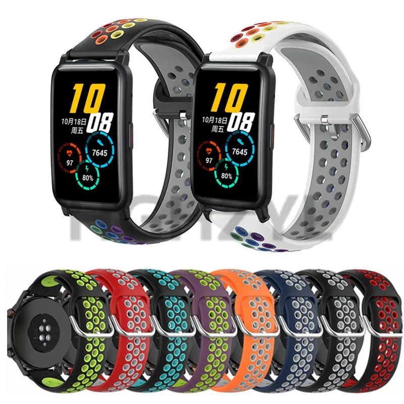 Сменные Ремешки для наручных часов huawei Honor ES Magic 42 мм силиконовый ремешок Amazfit GTS