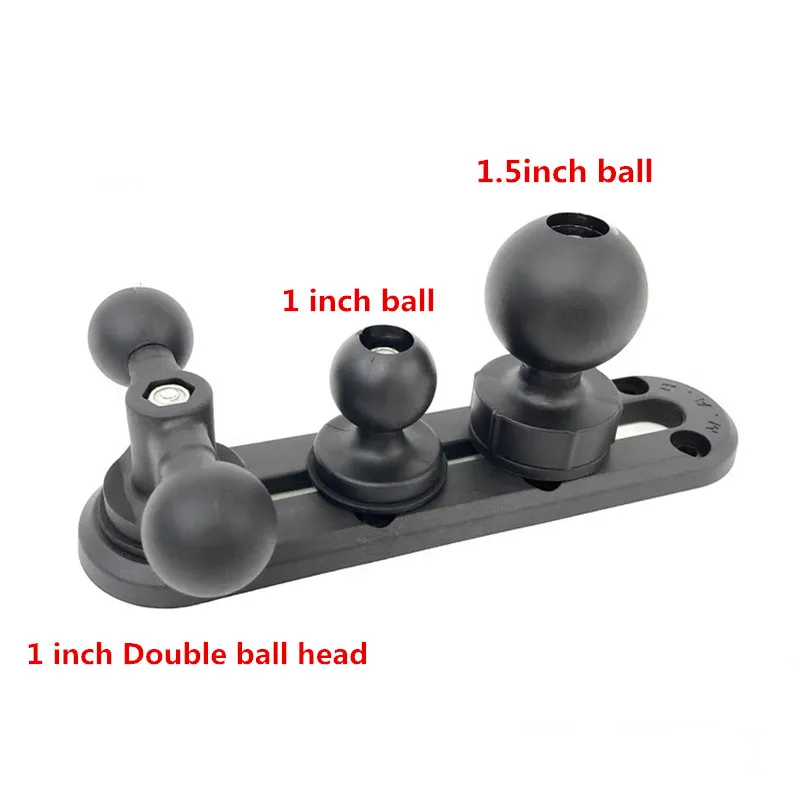 

1 inch Ballhead Holder with Screw Head for Car Monitor Pad GPS Bracket Holder Ball Mount Base for gopro