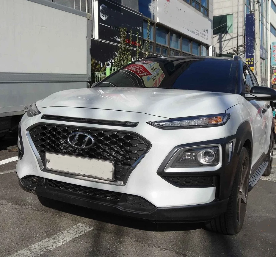 Стильная алюминиевая подходящая для Hyundai Kona 2018 2019 2020 подножка в стиле Бен З