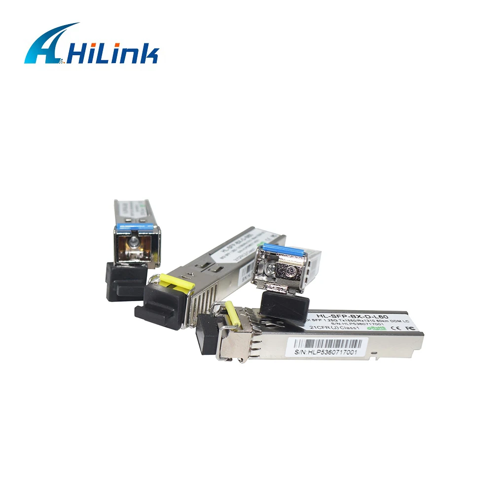 Бесплатная доставка SFP 1 25 ГБ BiDi BD 1310 нм 60 км DDM SC LC коннектор дополнительный