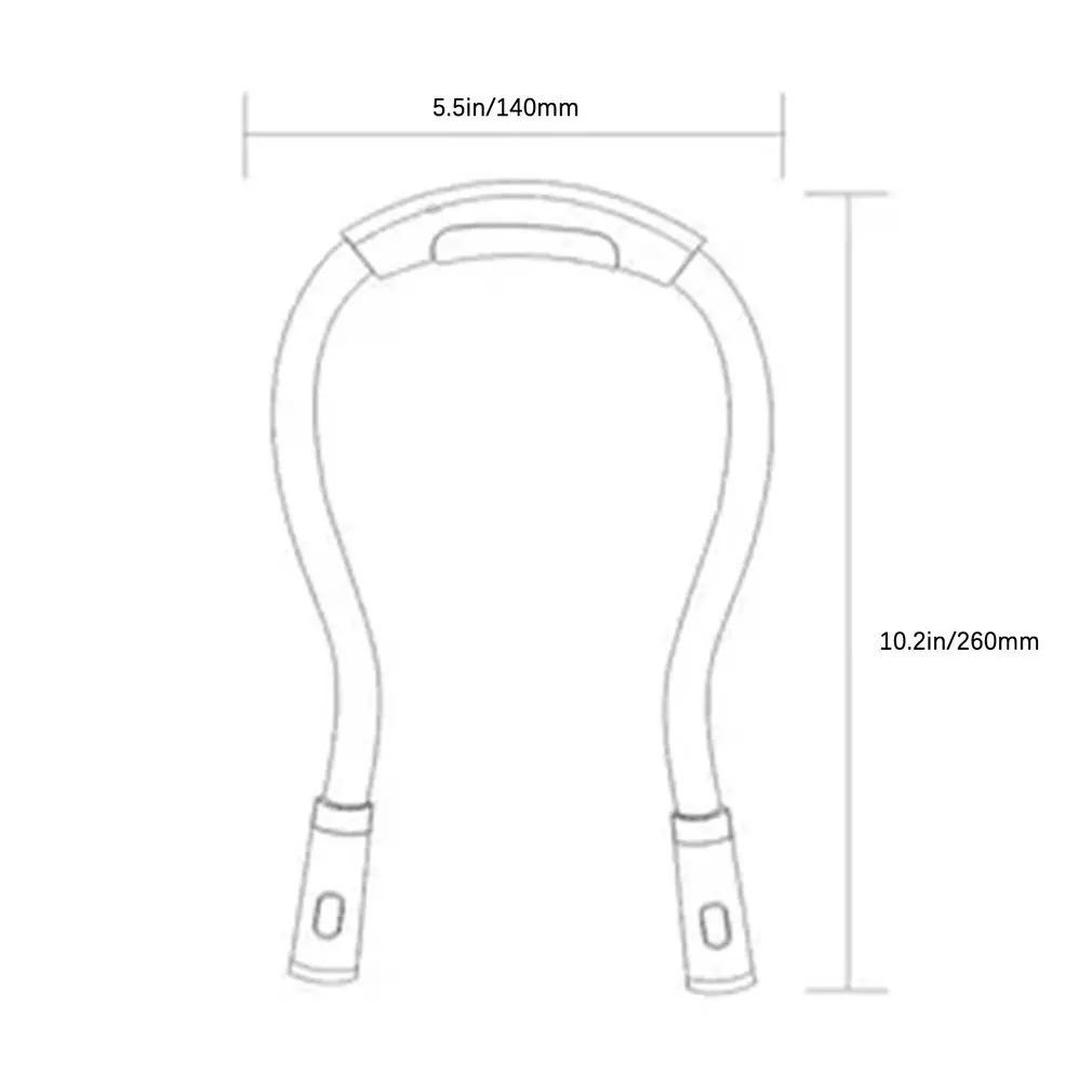 

Reading Lamp USB Rechargeable Neck Lamp Portable Handsfree LED Night Lights Adjustable Lighting Neck Book Light