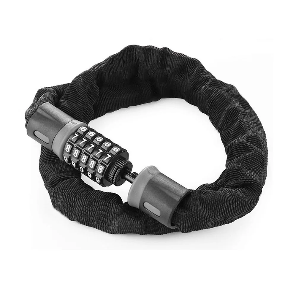 

5-Digit Code Lock Safety Anti-theft Password Chain Lock MTB Road Chain Lock Outdoor Cycling Bicycle Accessories