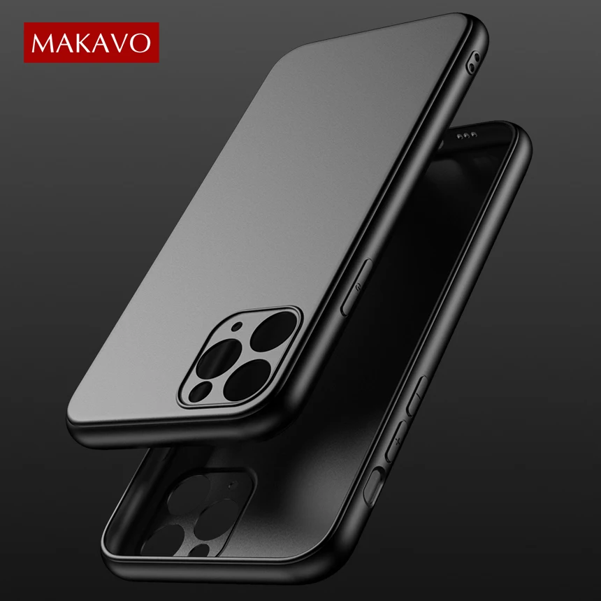 Для iPhone 11 Pro Max чехол тонкий матовый Силиконовый мягкий для Apple телефона s| |