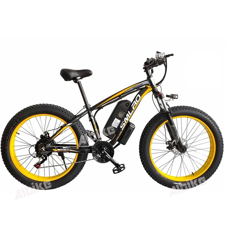 Billig 1000W Elektrische Fahrrad Elektrische Fett Bike Strand Bike Cruiser Elektrische Bike 48v 13ah Lithium-batterie Ebike Elektrische Berg Bike