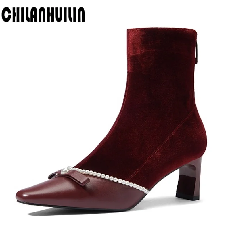 Женские сапоги на высоком каблуке шпильке с застежкой молнией|Женские