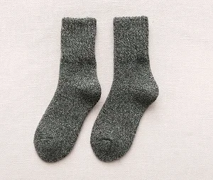 SOCKS 04 Зимние уплотненные шерстяные носки с шерстью, женские носки - Цвет: SOCKS 04