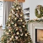 Мини-колокольчик, колокольчик на рождественскую елку, рога оленя для волос зажимов