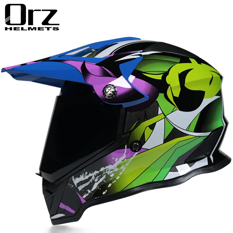 Мужские мотоциклетные шлемы гоночный шлем для мотокросса по бездорожью