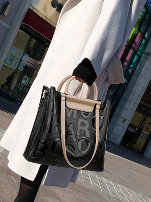 Женская сумка-тоут из ПУ кожи с ремешком через плечо | Багаж и сумки