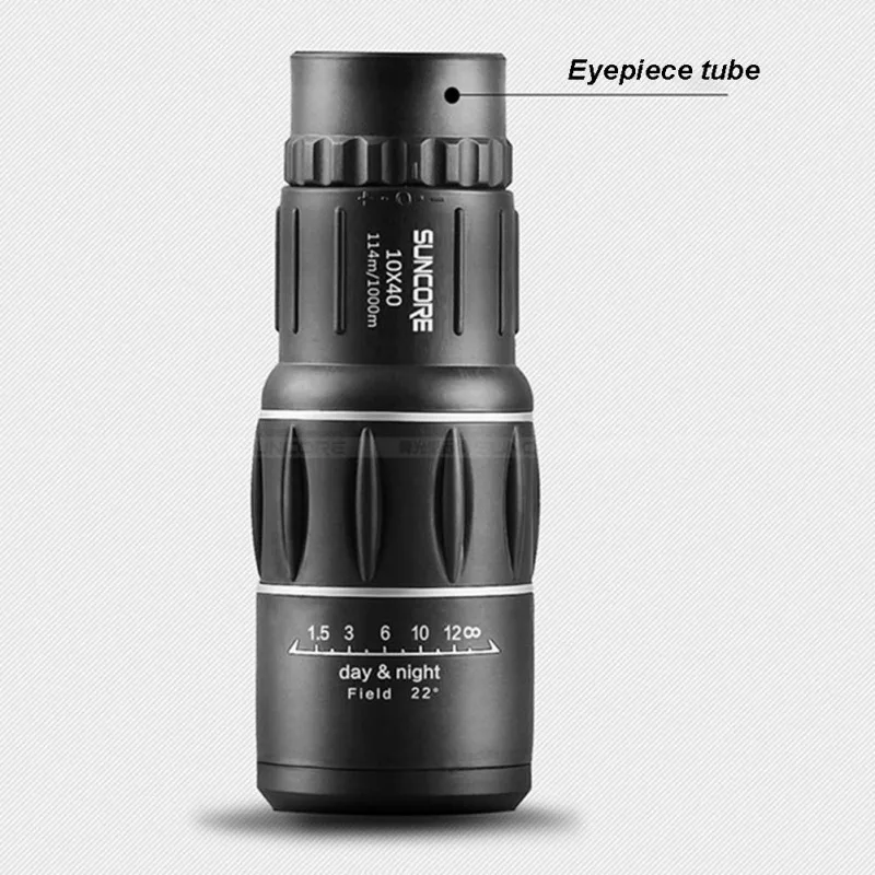 10X40 мощный монокулярный телескоп HD Vision большой диапазон ручной Монокуляр для кемпинга наблюдения за птицами путешествия охота