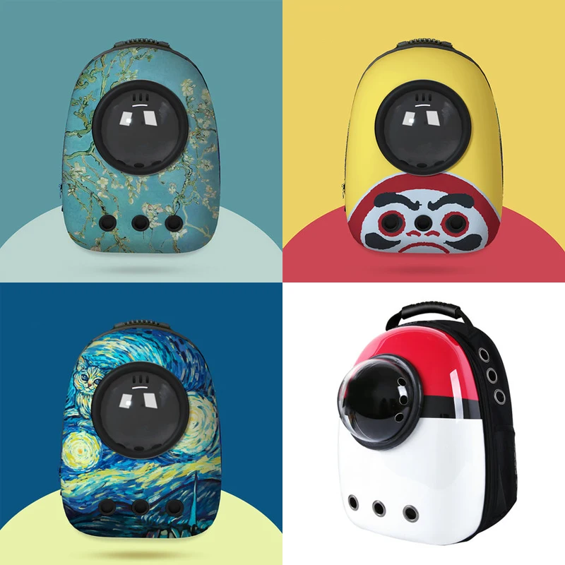 Рюкзак для кошек переноска полных дышащая сумка транспортировки дорожная собак