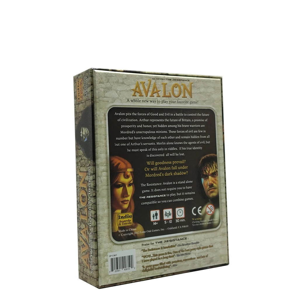 Игра АВАЛОН. Сопротивление Автономная игра семейная Интерактивная настольная на
