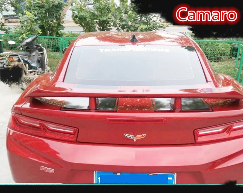 Для Chevrolet CAMARO спойлер 2009 2016 высокого качества ABS Материал заднее крыло автомобиля