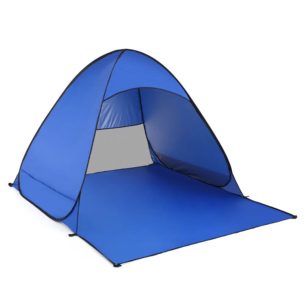 New Automatic Instant Pop Up Beach Tent Lightweight Outdoor UV Protection Camping Fishing Cabana Sun Shelter Summer | Спорт и