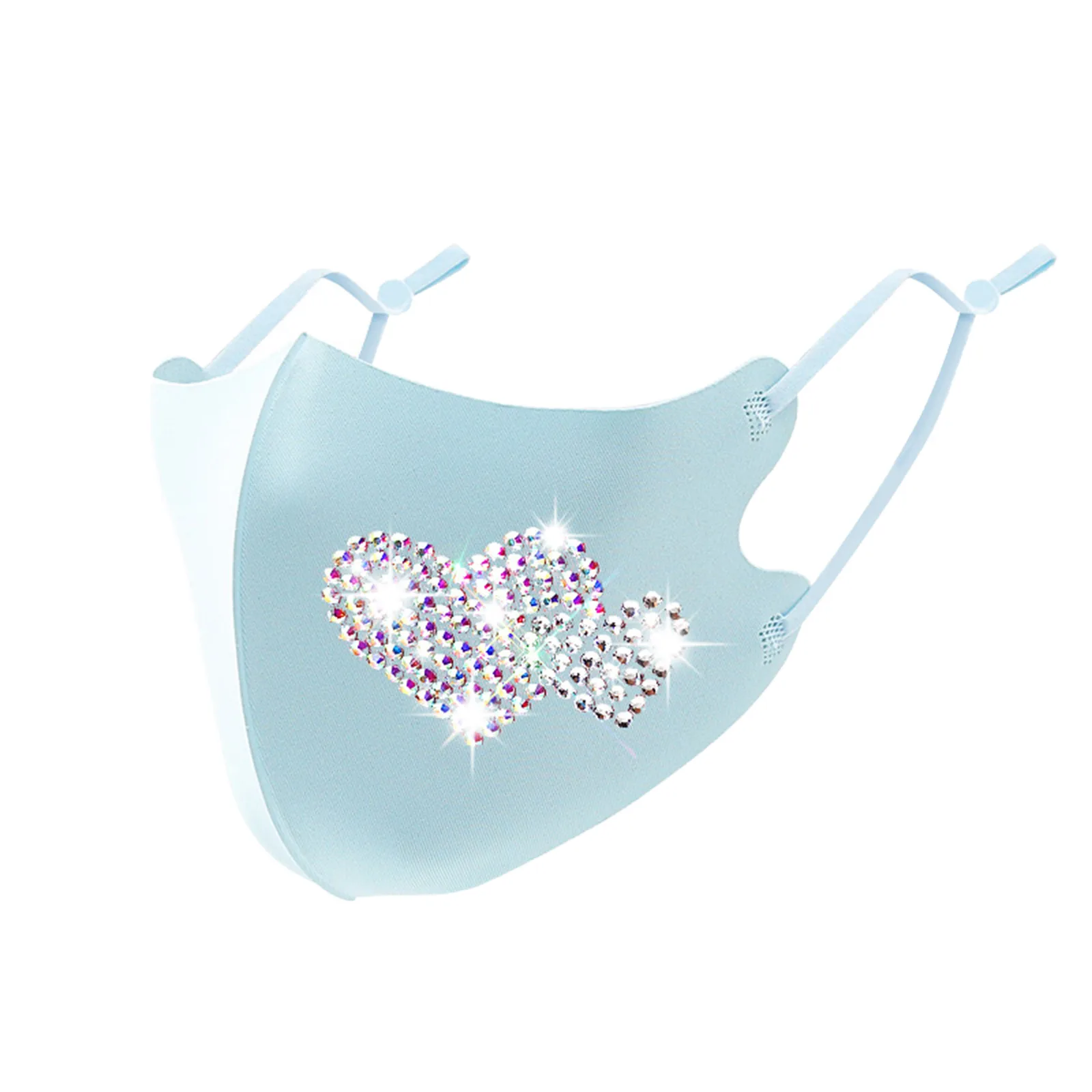 

Mascarillas Ice Silk Face Mask Adult Anti Dust Fashion Valentine's Day Masks Unisex Windproof Headband Maske