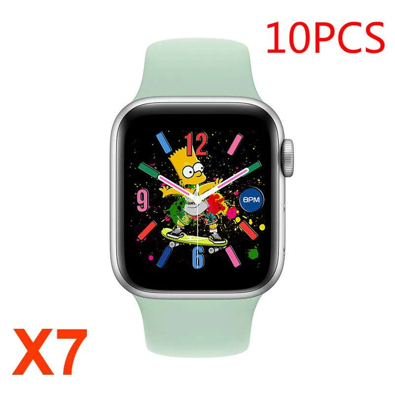 

10 PCS IWO X7 SmartWatch Series 6 Bluetooth Call smartwatches Heart Rate Fitness Tracker Smart watch For Android