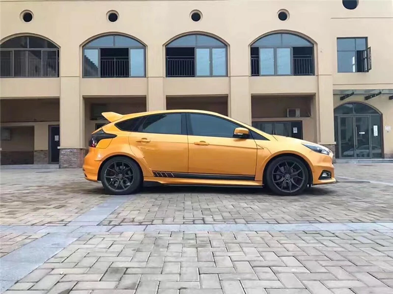 Подходит для Ford Focus, обвес, крыло, хэтчбек ST 2012 13 14 15 16 17 18 лет, Воздухозаборники, вентиляционная крышка, широкий корпус, аксессуары