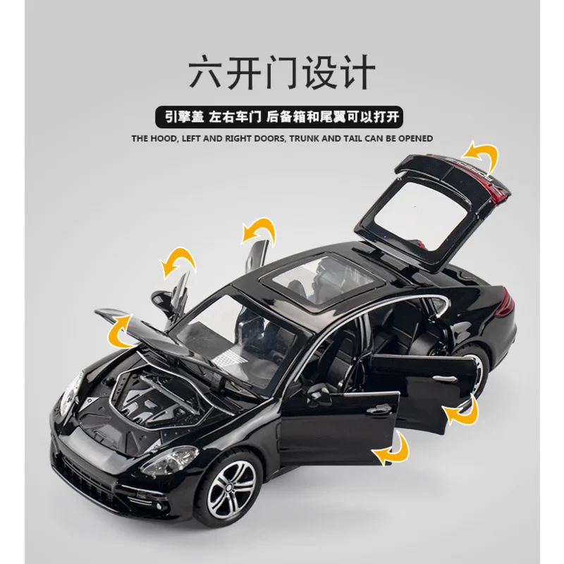 1:32 Porsche Panamera игрушечные автомобили литые под давлением из сплава имитационная