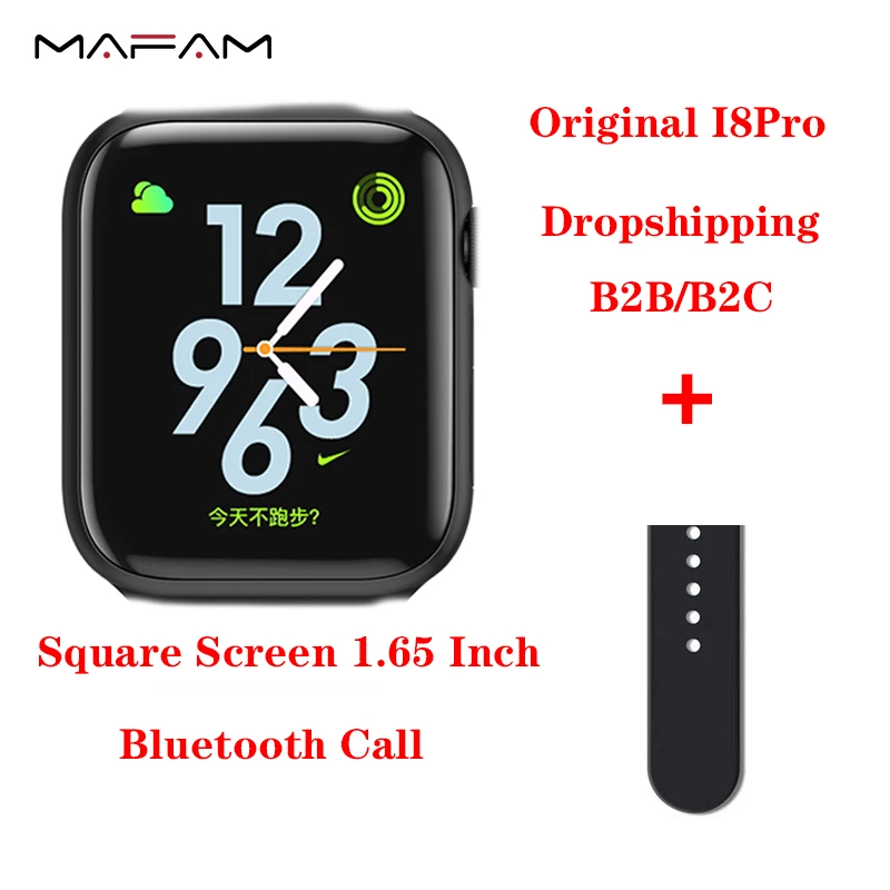 Смарт браслет MAFAM I8Pro для мужчин и женщин с Bluetooth вызовом фитнес трекер смарт на
